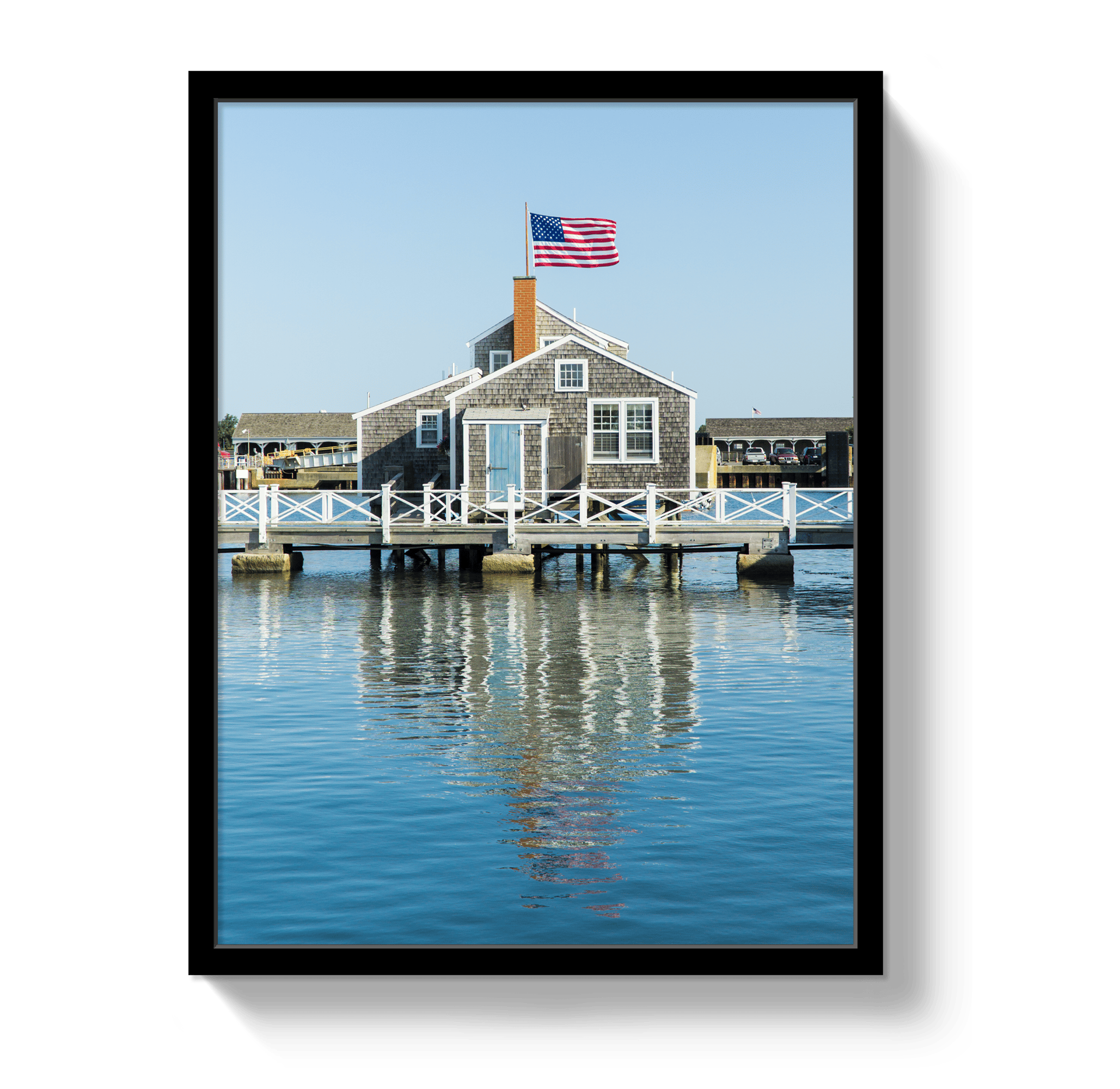 Johnny Vacay Black / 11x14 / Full Bleed Harbor House