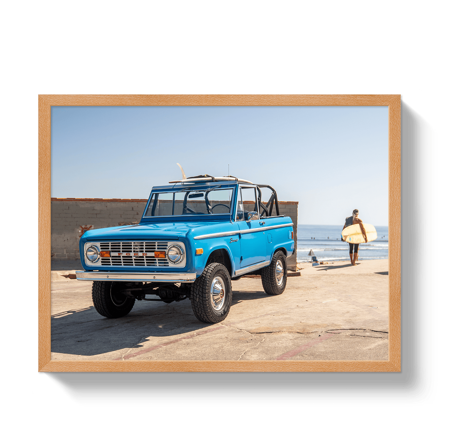 Johnny Vacay Oak / 11x14 / Full Bleed Malibu Bronco 2