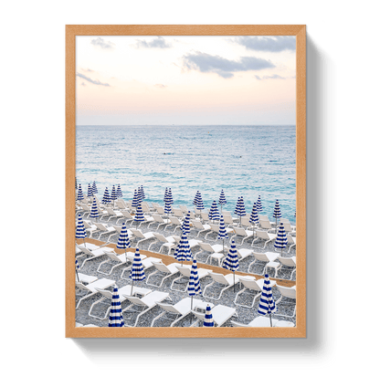 Johnny Vacay Oak / 11x14 / Full Bleed Umbrella Beach