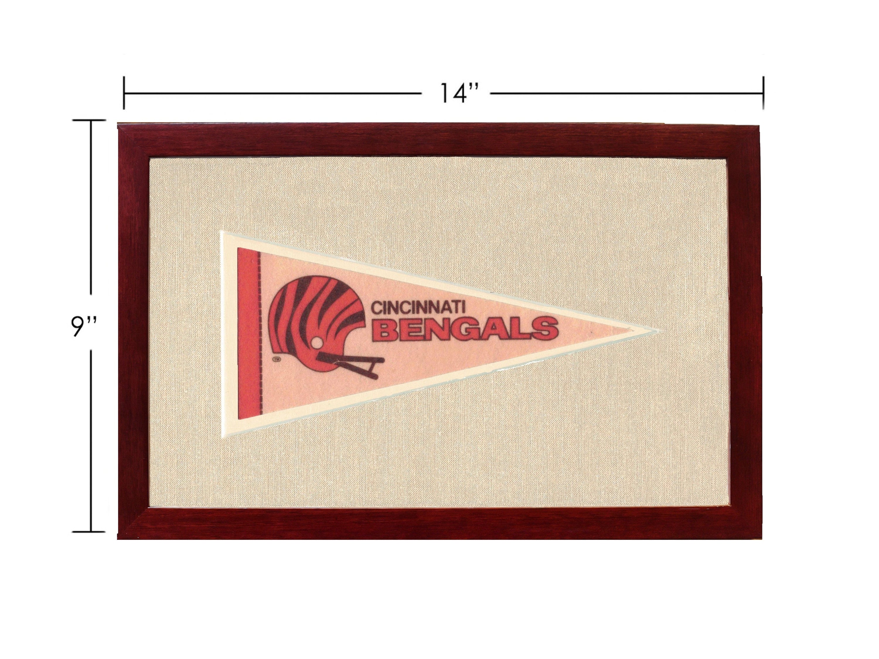 Americana Memories Vintage Pennants and Memorabilia Vintage Cincinnati Bengals Pennant