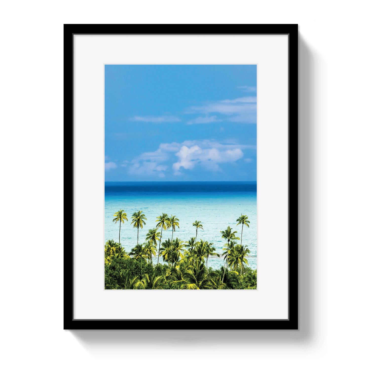 Johnny Vacay Black / 11x14 / Matte Dominican Dream