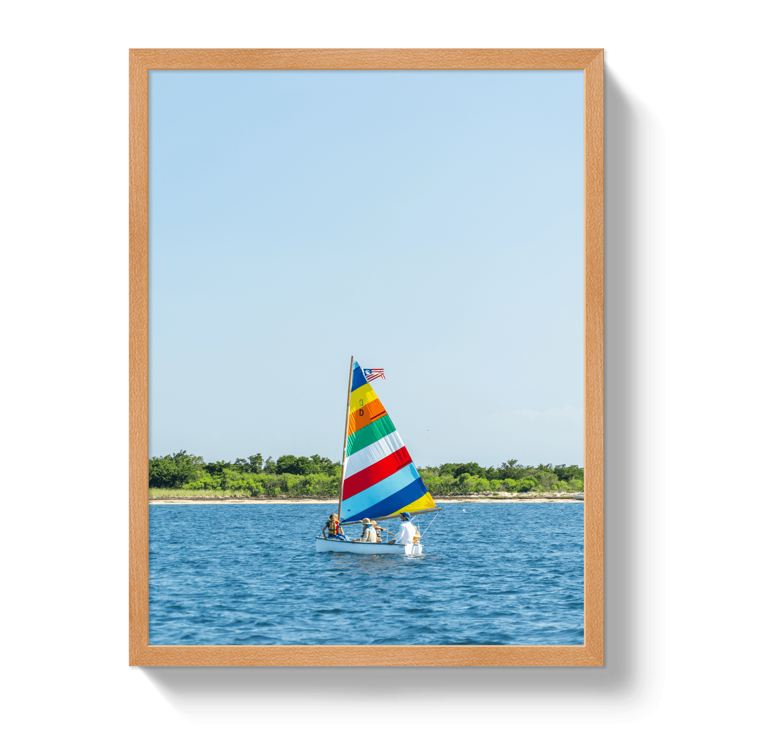 Johnny Vacay Oak / 11x14 / Full Bleed Family Sail