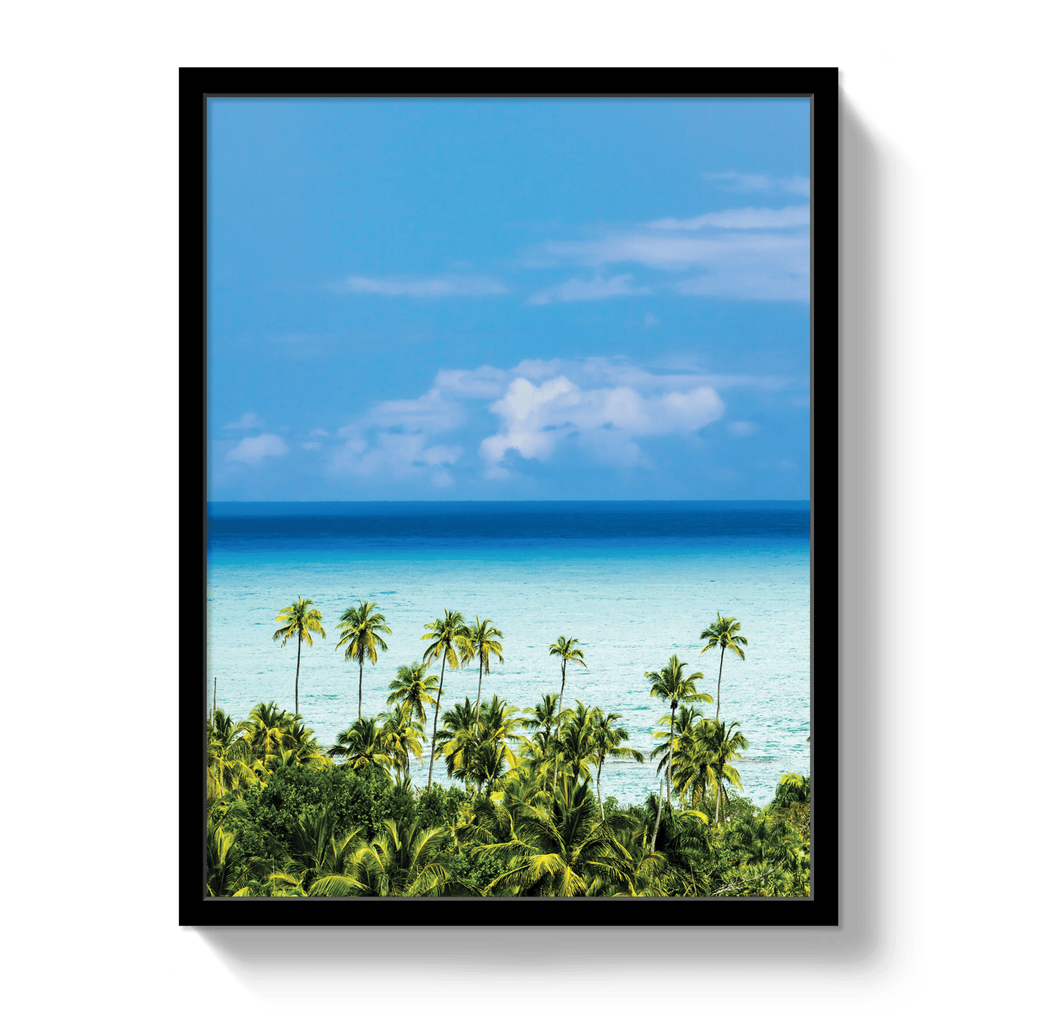 Johnny Vacay Black / 11x14 / Full Bleed Dominican Dream