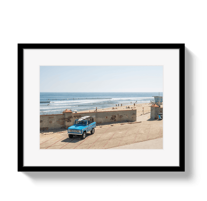 Johnny Vacay Black / 11x14 / Border Malibu Bronco