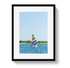 Johnny Vacay Black / 11x14 / Matte Family Sail