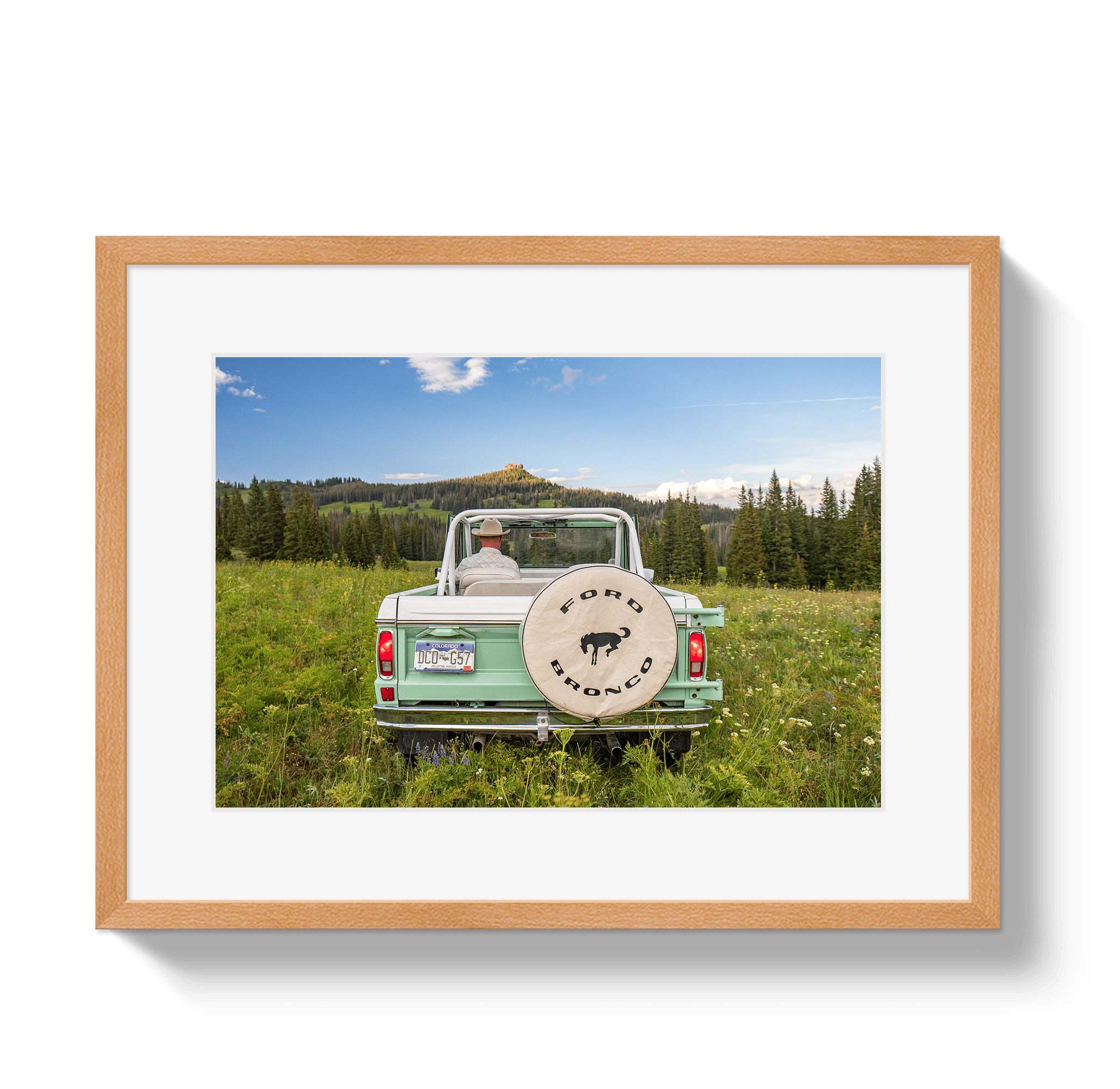 Johnny Vacay Oak / 11x14 / Matte Mountain Ride View