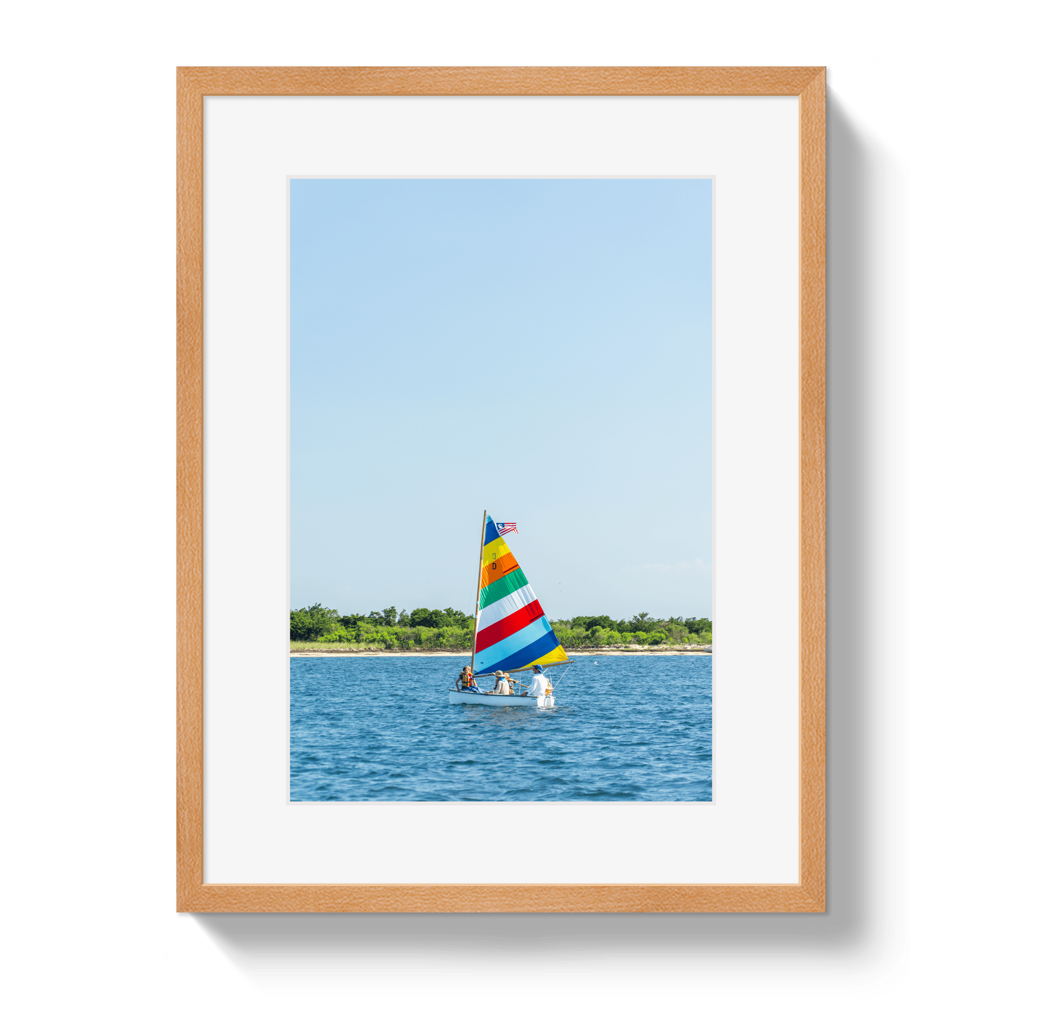 Johnny Vacay Oak / 11x14 / Matte Family Sail