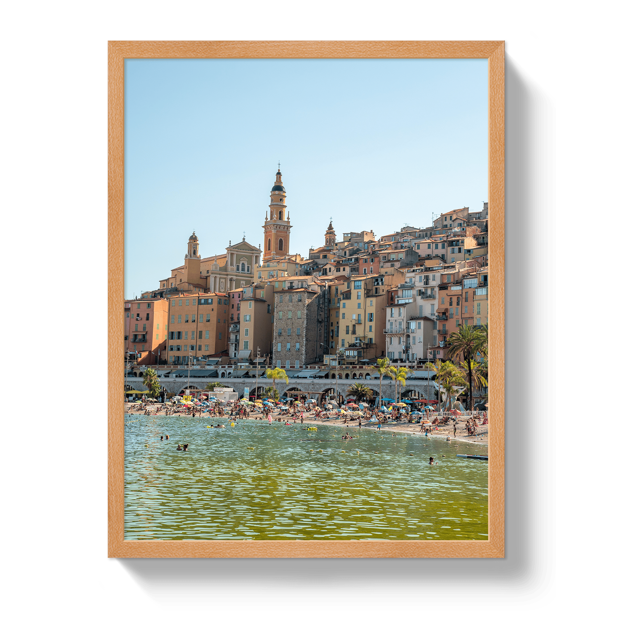 Johnny Vacay Oak / 11x14 / Full Bleed Menton Beach