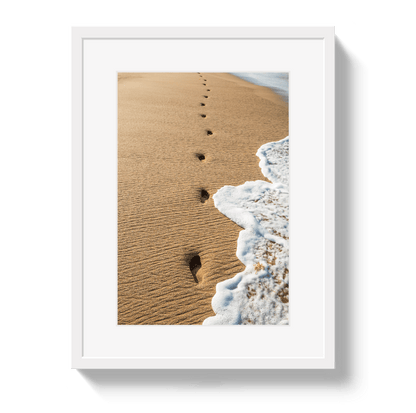 Johnny Vacay White / 11x14 / Border Barefoot Dreams