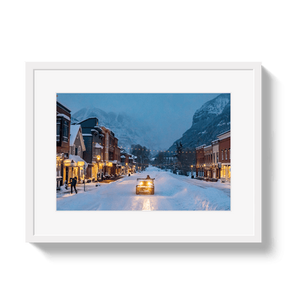 Johnny Vacay White / 11x14 / Border Telluride Ride