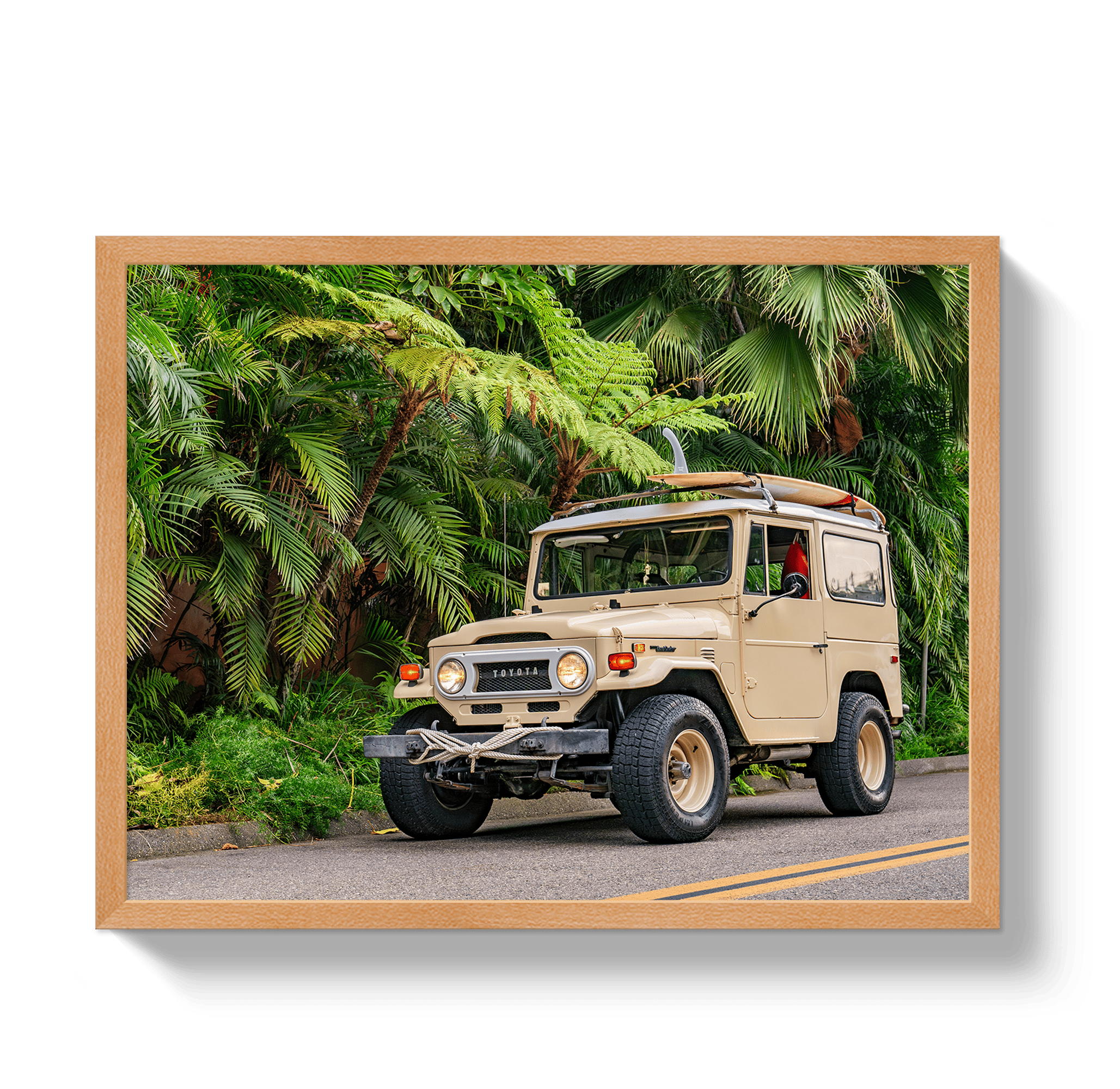 Johnny Vacay Oak / 11x14 / Full Bleed Tropical FJ