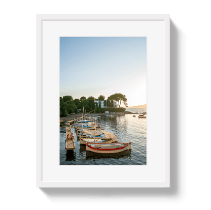 Johnny Vacay White / 11x14 / Border Antibes Afternoon