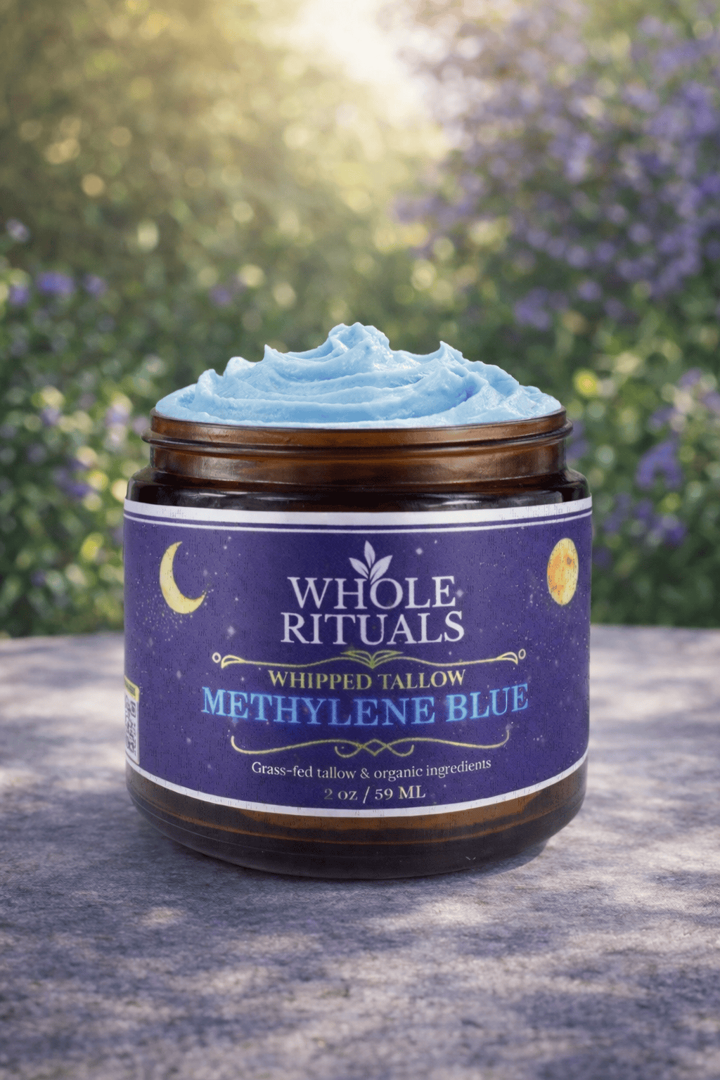 Whole Rituals Face Moisturizer Methylene Blue Infused Tallow Balm - Whipped