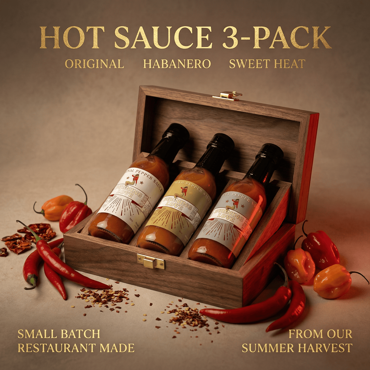 The Lady May Hot Sauce Gift Sets Lady May’s Hot Sauce 3-Pack Bundle