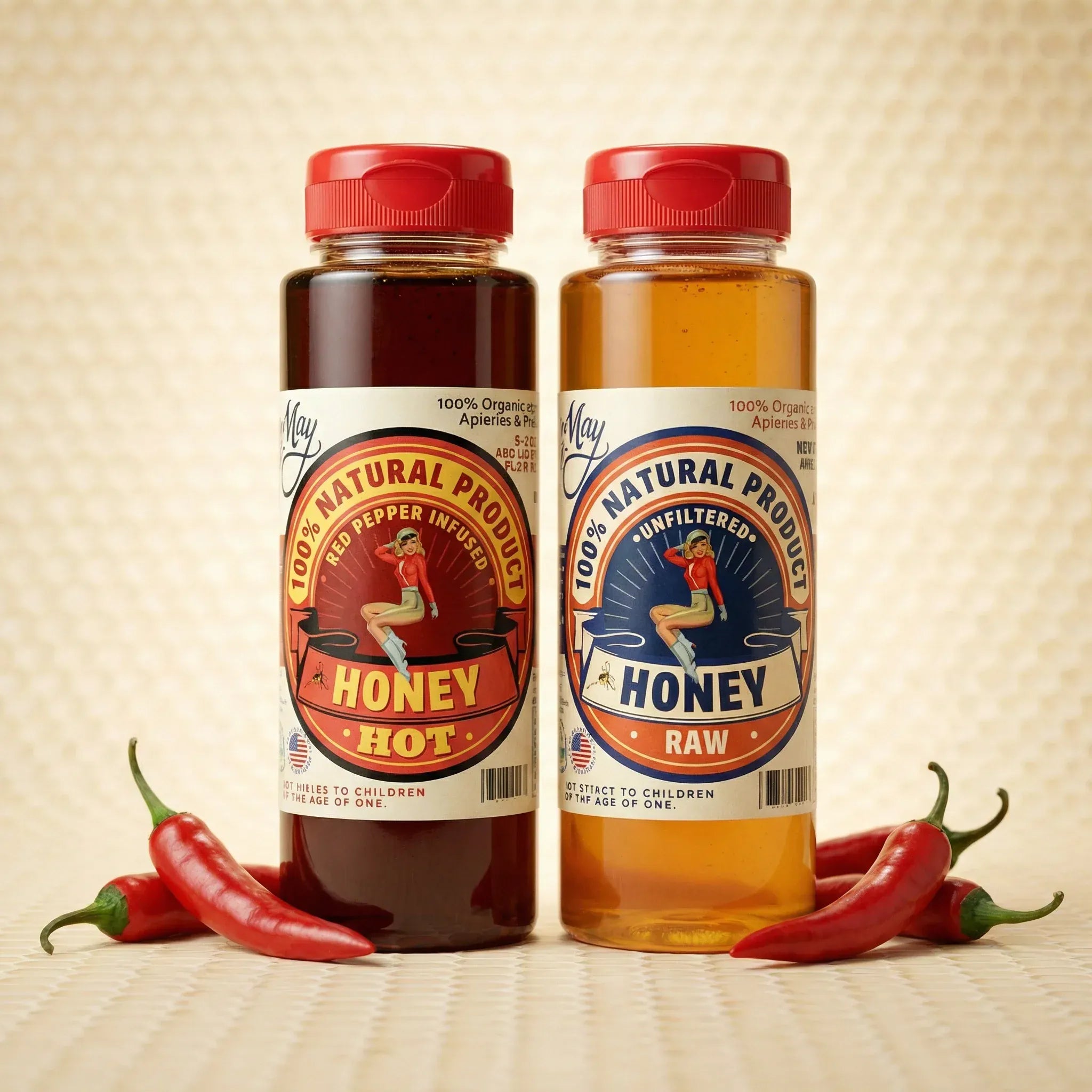 The Lady May Honey Gift Sets Sweet Heat Honey Duo