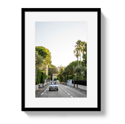 Johnny Vacay Black / 11x14 / Border Antibes Joy Ride