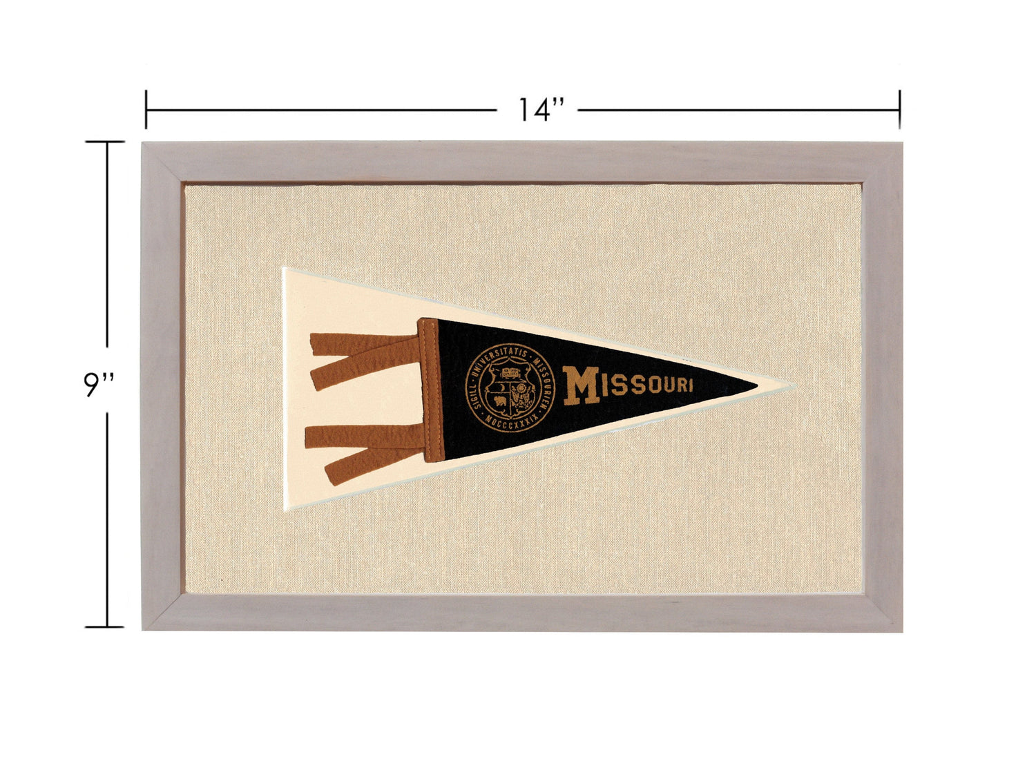 Americana Memories Vintage Pennants and Memorabilia Vintage University of Missouri Pennant