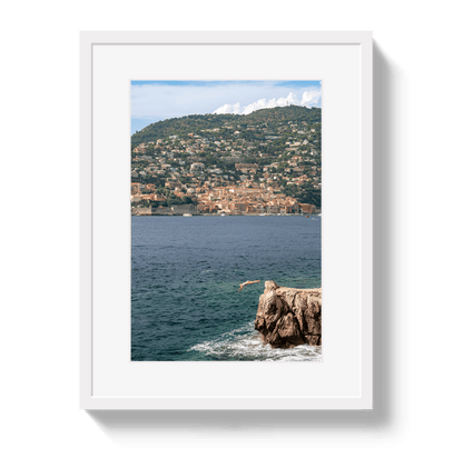 Johnny Vacay White / 11x14 / Border Mediterranean Dive
