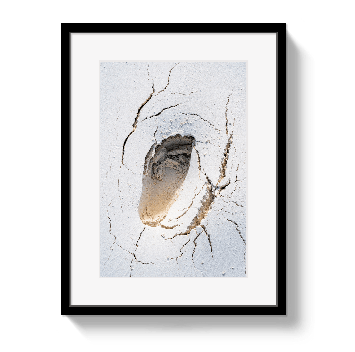 Johnny Vacay Black / 11x14 / Matte Bahama Footprint