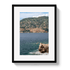 Johnny Vacay Black / 11x14 / Matte Mediterranean Dive