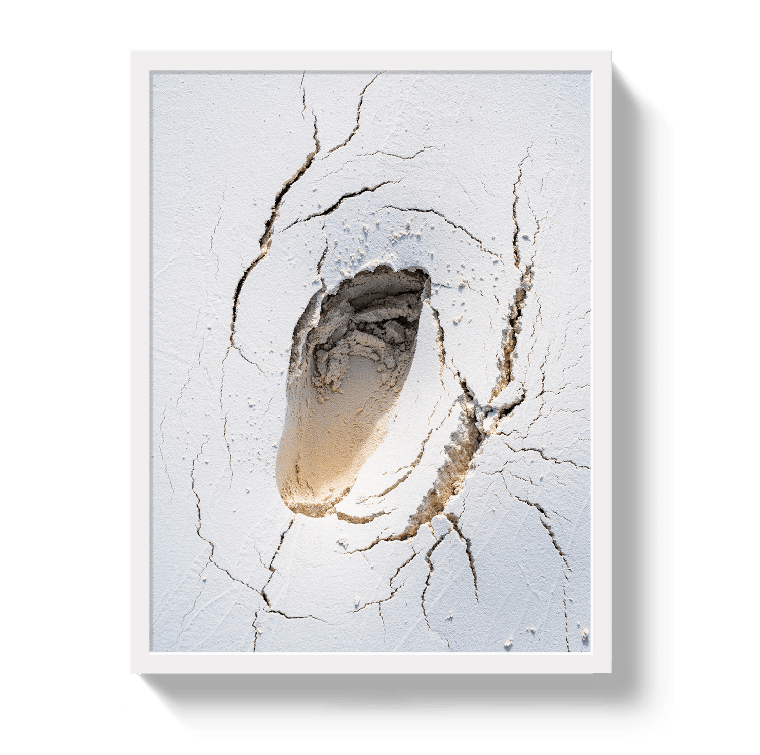 Johnny Vacay White / 11x14 / Full Bleed Bahama Footprint