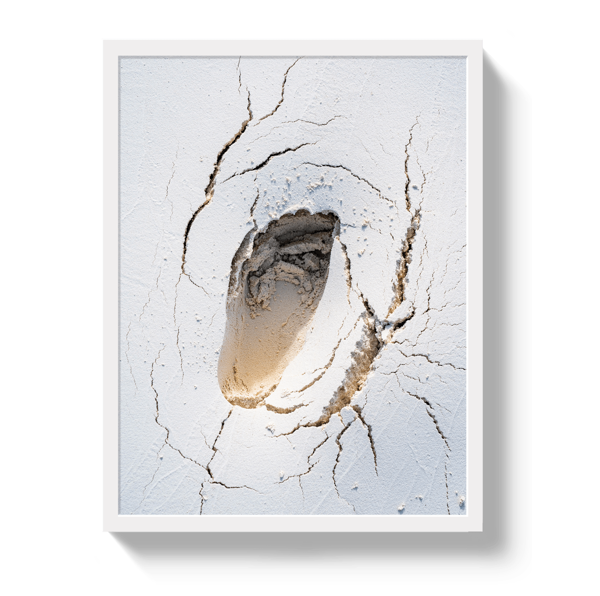 Johnny Vacay White / 11x14 / Full Bleed Bahama Footprint