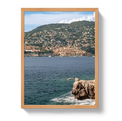 Johnny Vacay Oak / 11x14 / Full Bleed Mediterranean Dive