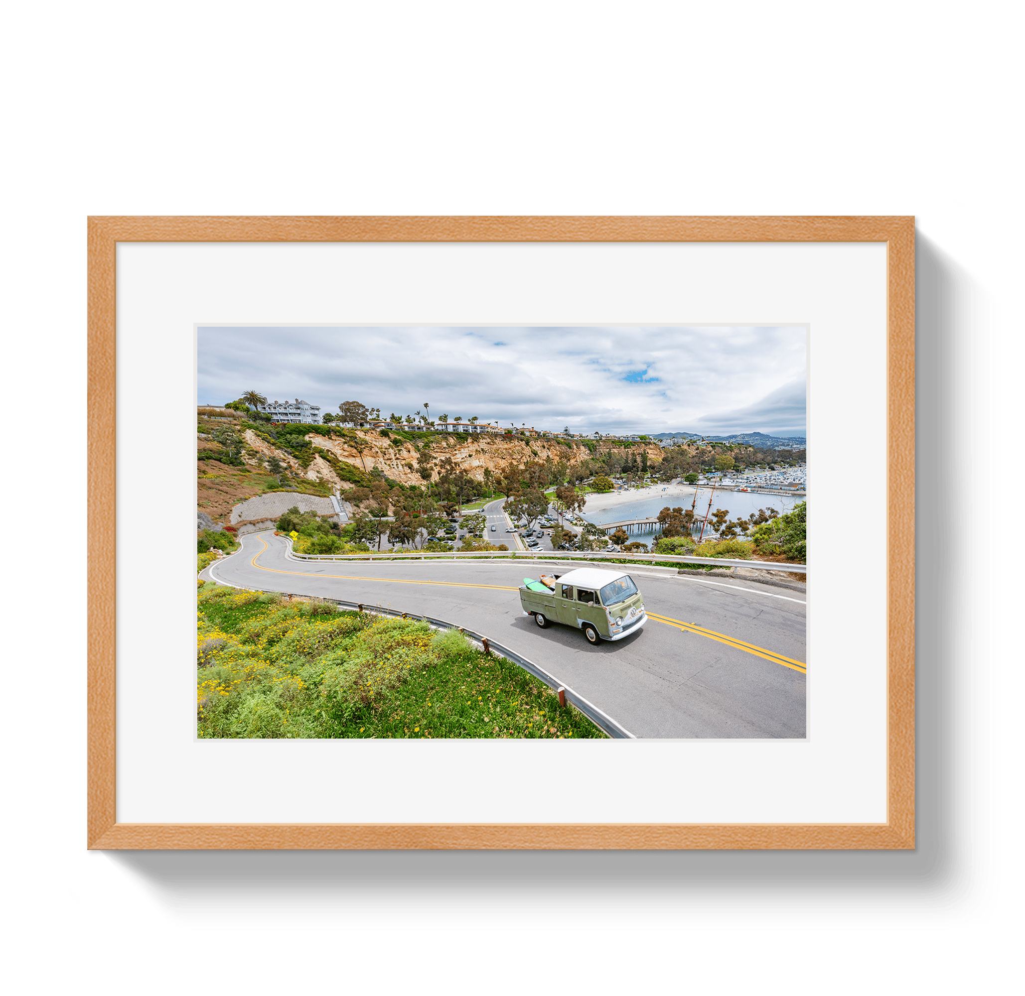 Johnny Vacay Oak / 11x14 / Matte Dana Point Bus
