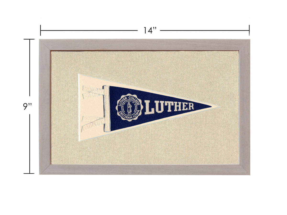Americana Memories Vintage Pennants and Memorabilia Vintage Luther College Pennant