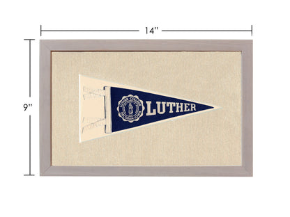 Americana Memories Vintage Pennants and Memorabilia Vintage Luther College Pennant