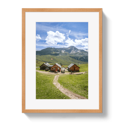 Johnny Vacay Oak / 11x14 / Border Summer in Chamonix