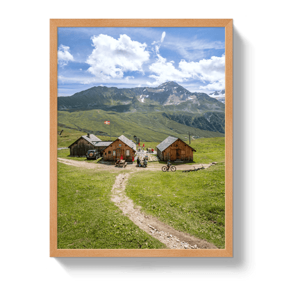 Johnny Vacay Oak / 11x14 / Full Bleed Summer in Chamonix