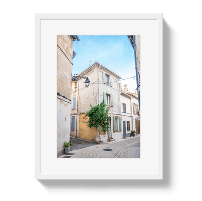 Johnny Vacay White / 11x14 / Border French Stroll