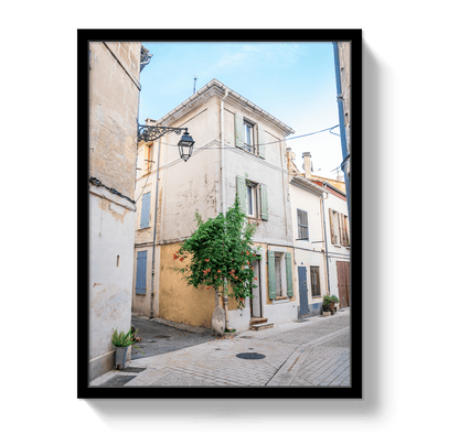 Johnny Vacay Black / 11x14 / Full Bleed French Stroll
