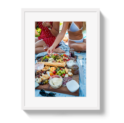 Johnny Vacay White / 11x14 / Border Charcuterie Dreams