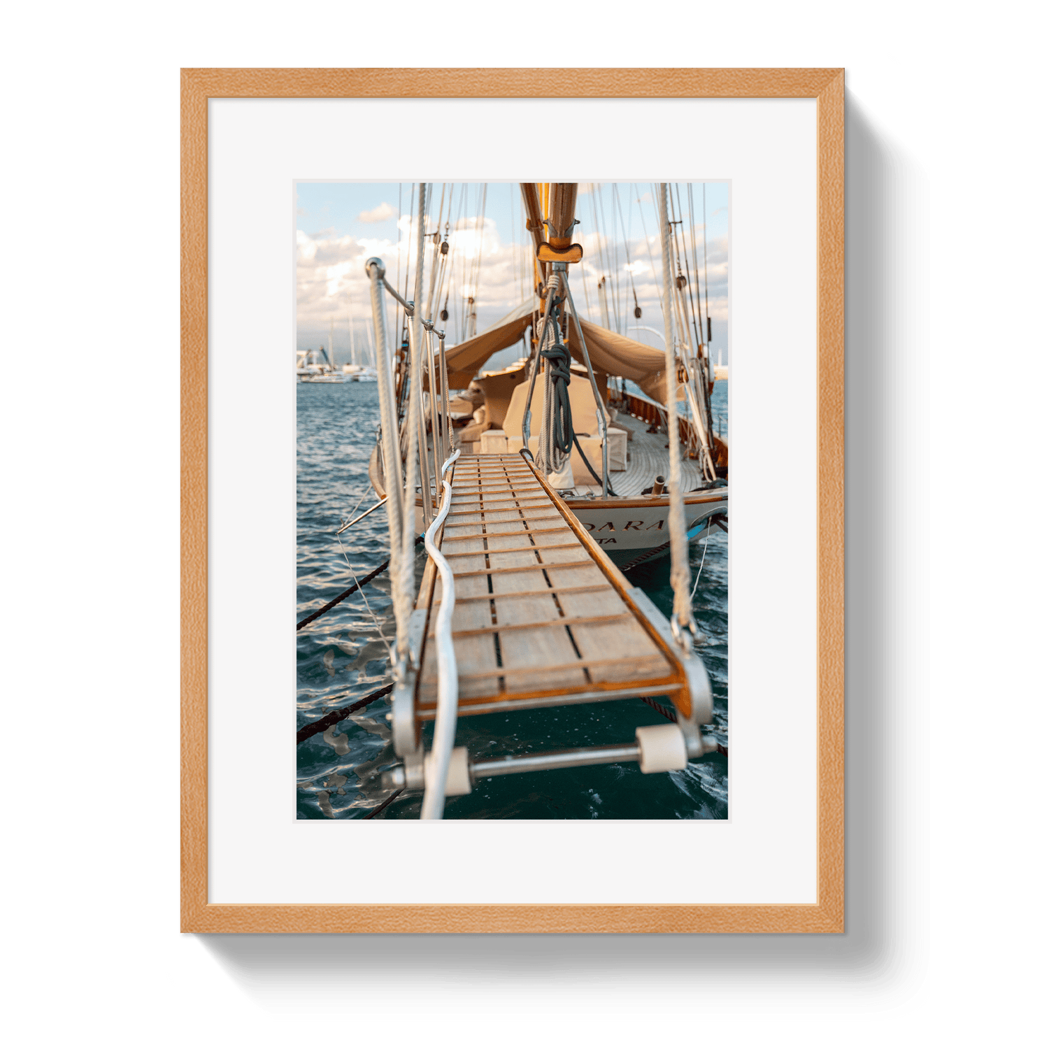 Johnny Vacay Oak / 11x14 / Matte Welcome Aboard