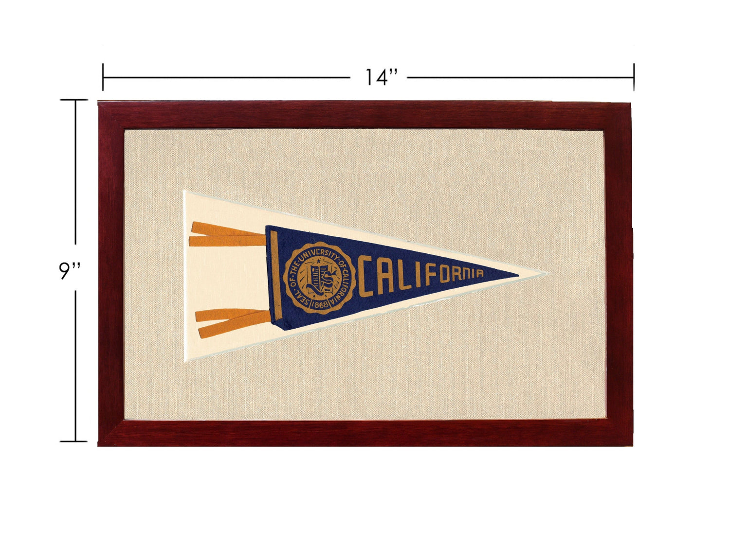 Vintage University of California Pennant