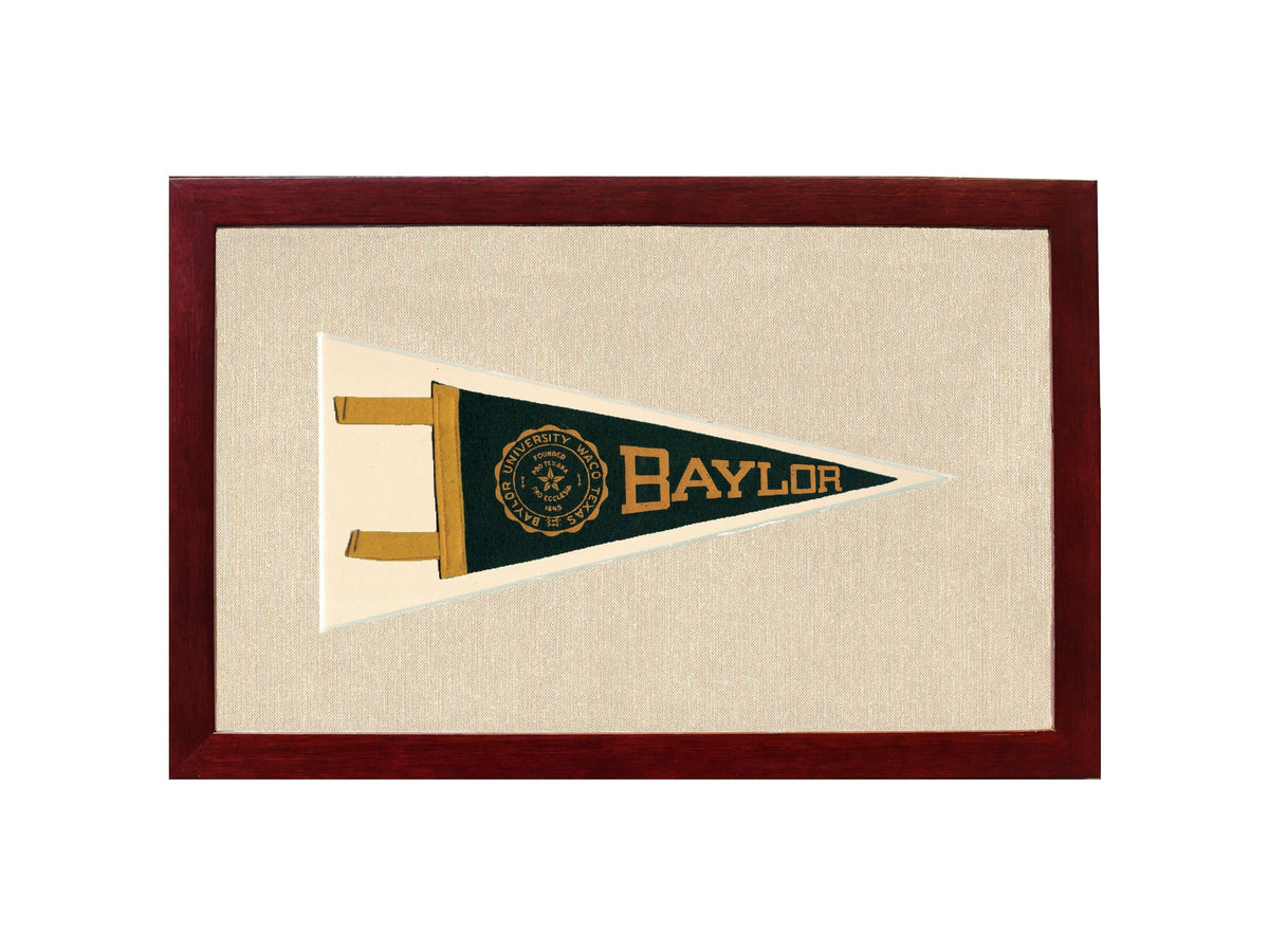 Americana Memories Vintage Pennants and Memorabilia Vintage Baylor University Pennant