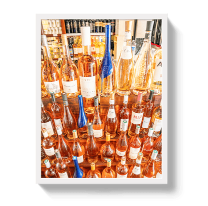 Johnny Vacay White / 11x14 / Full Bleed Rose All Day
