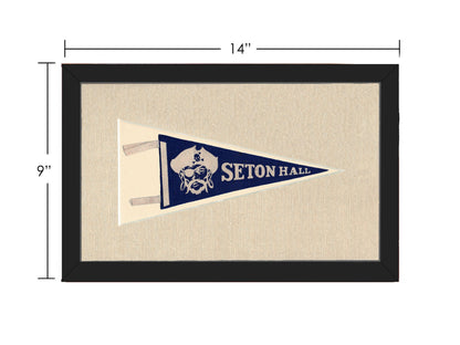 Americana Memories Vintage Pennants and Memorabilia Vintage Seton Hall University Pennant