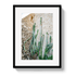 Johnny Vacay Black / 11x14 / Border Cactus Capri