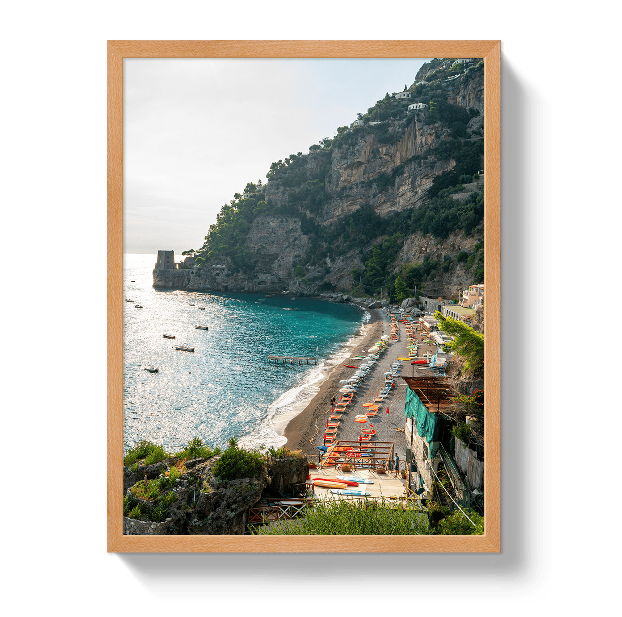 Johnny Vacay Oak / 11x14 / Full Bleed Italian Coast