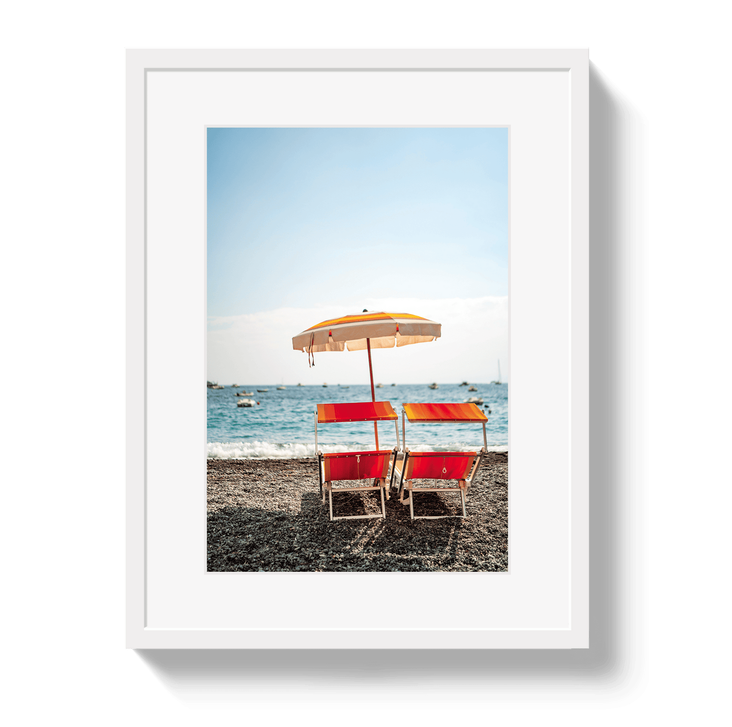Johnny Vacay White / 11x14 / Matte La Dolce Vita