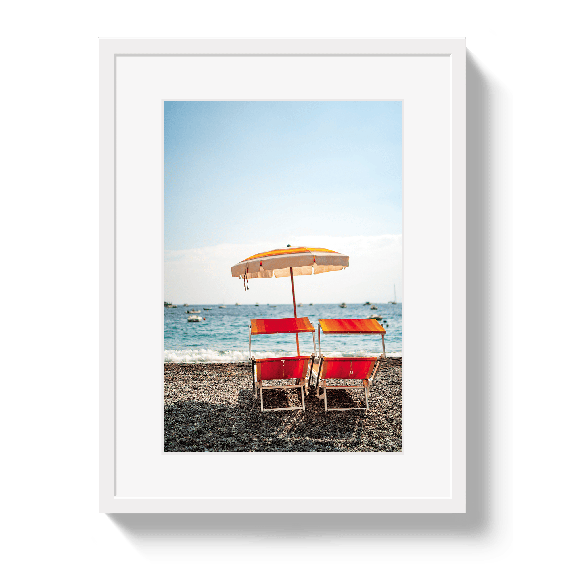 Johnny Vacay White / 11x14 / Matte La Dolce Vita
