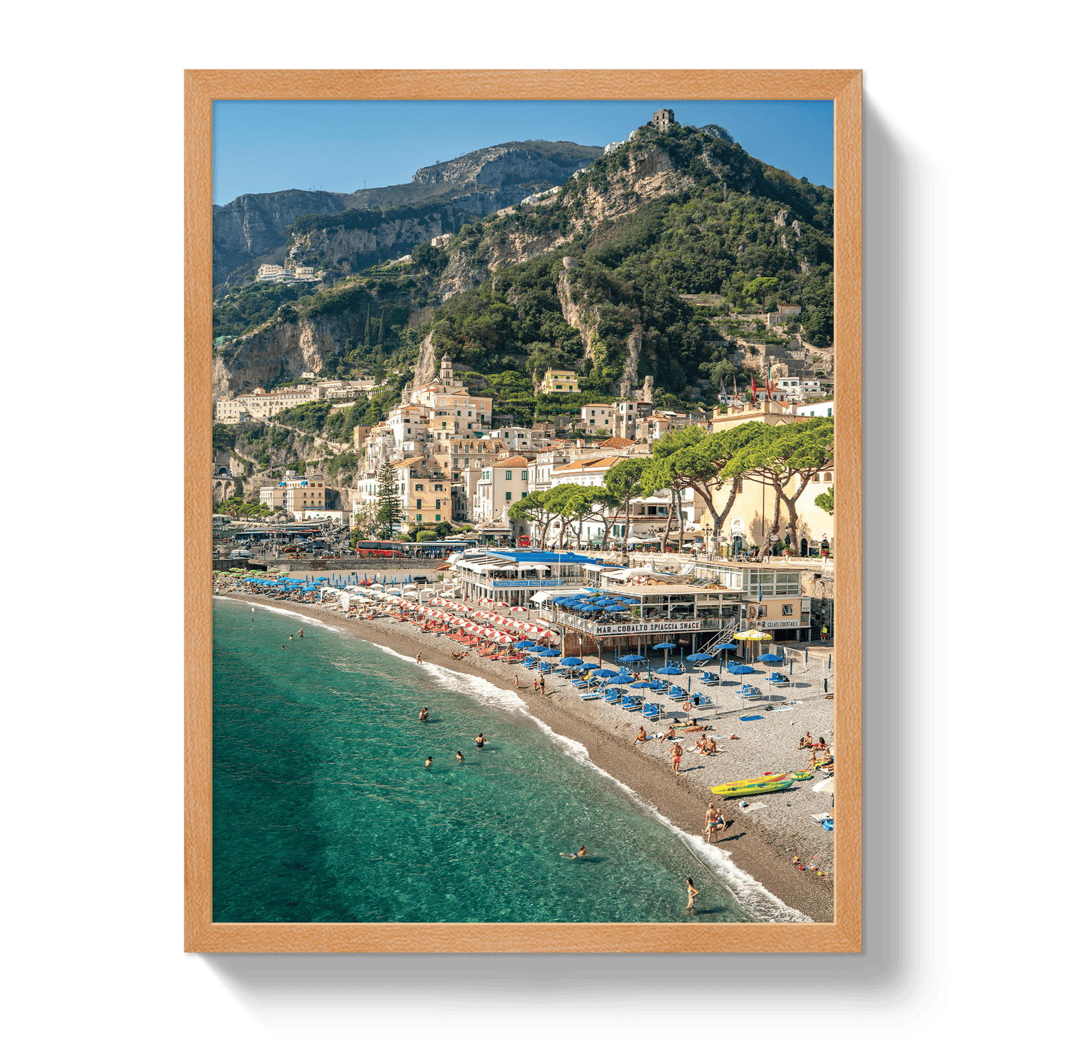 Johnny Vacay Oak / 11x14 / Full Bleed Amalfi Dreaming