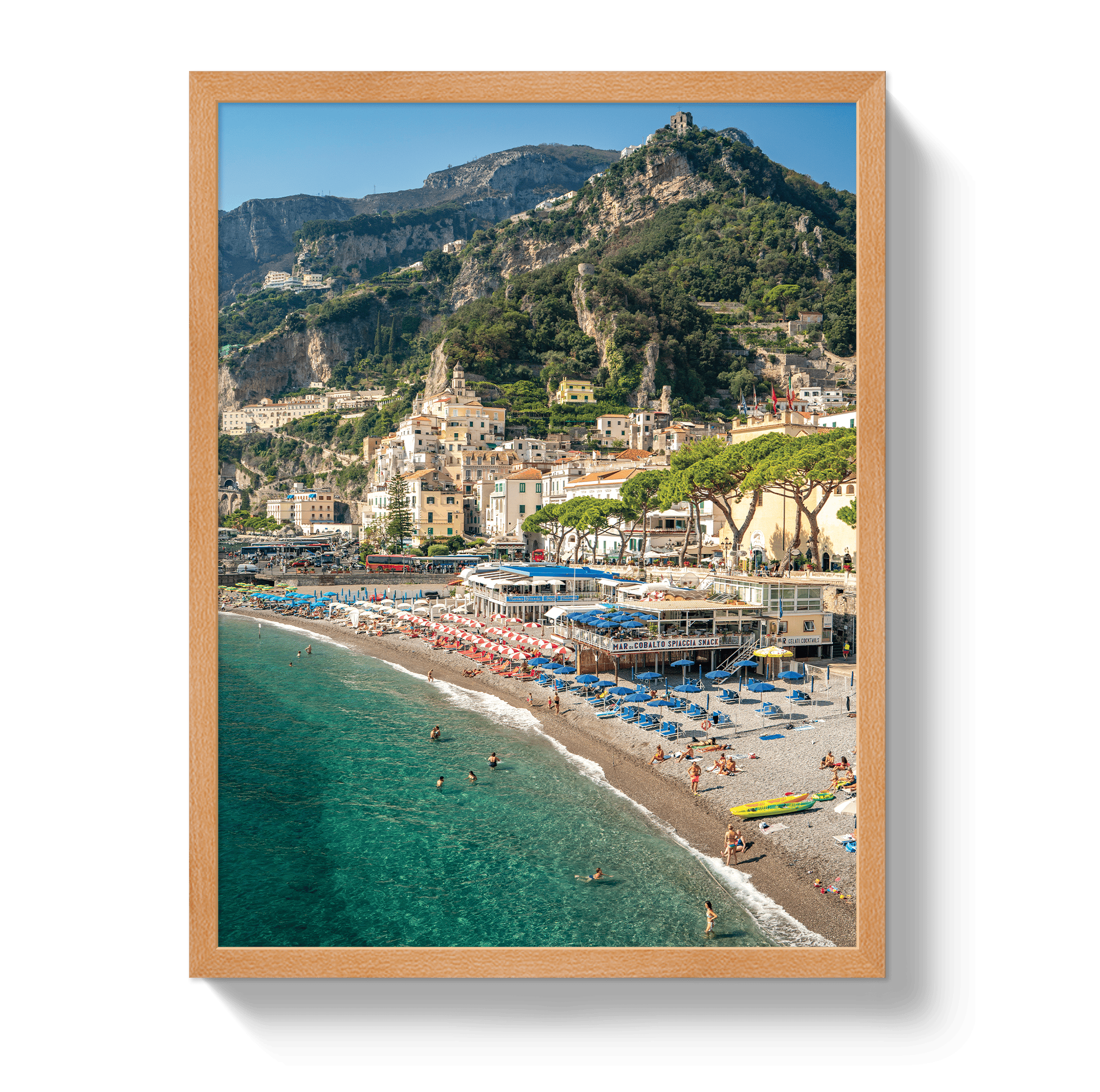 Johnny Vacay Oak / 11x14 / Full Bleed Amalfi Dreaming