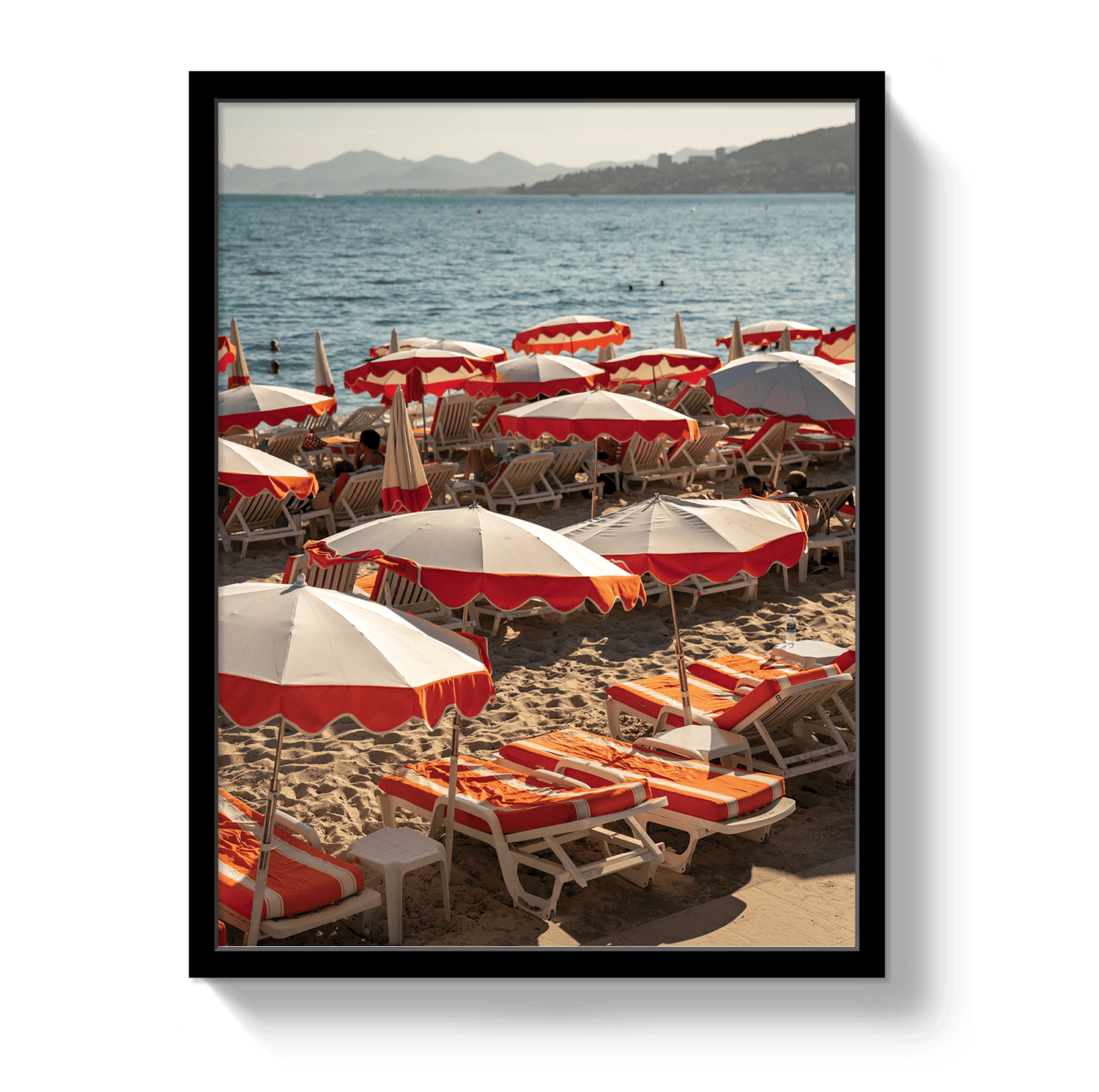 Johnny Vacay Black / 11x14 / Full Bleed Sun Drenched