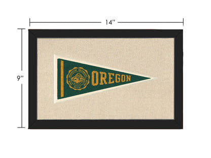 Americana Memories Vintage Pennants and Memorabilia Vintage University of Oregon Pennant