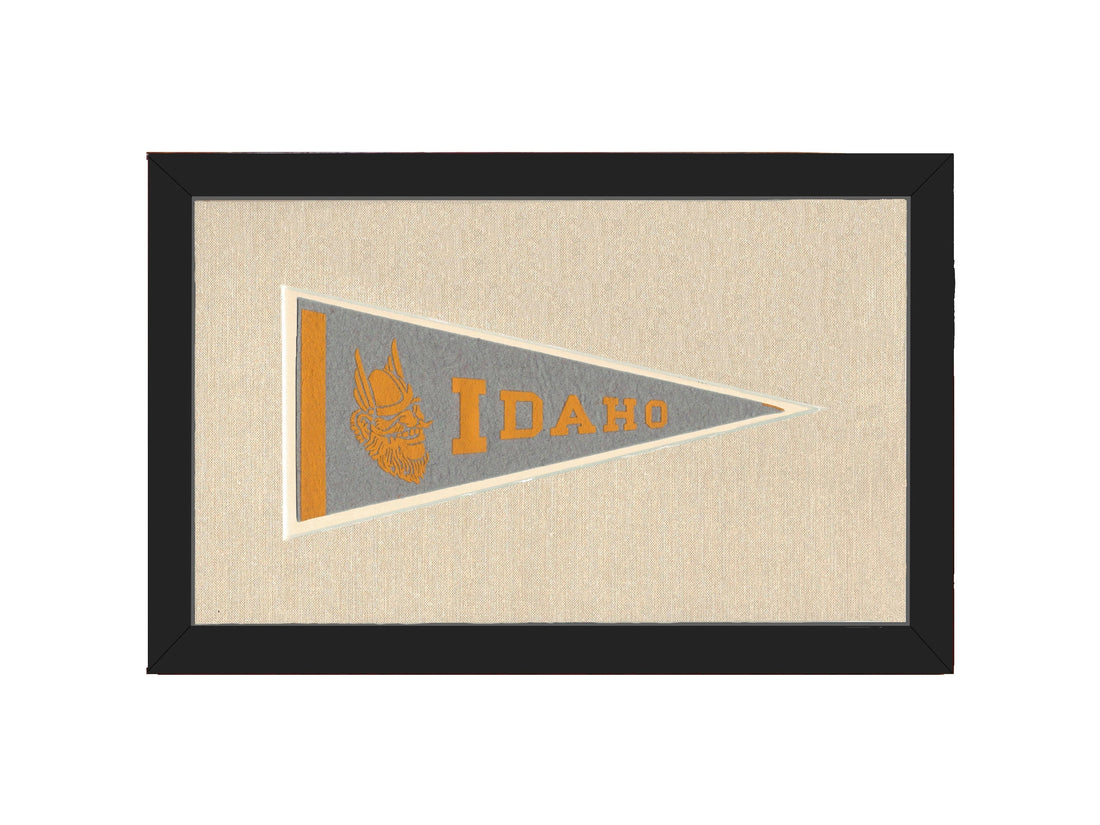 Americana Memories Vintage Pennants and Memorabilia Vintage University of Idaho Pennant