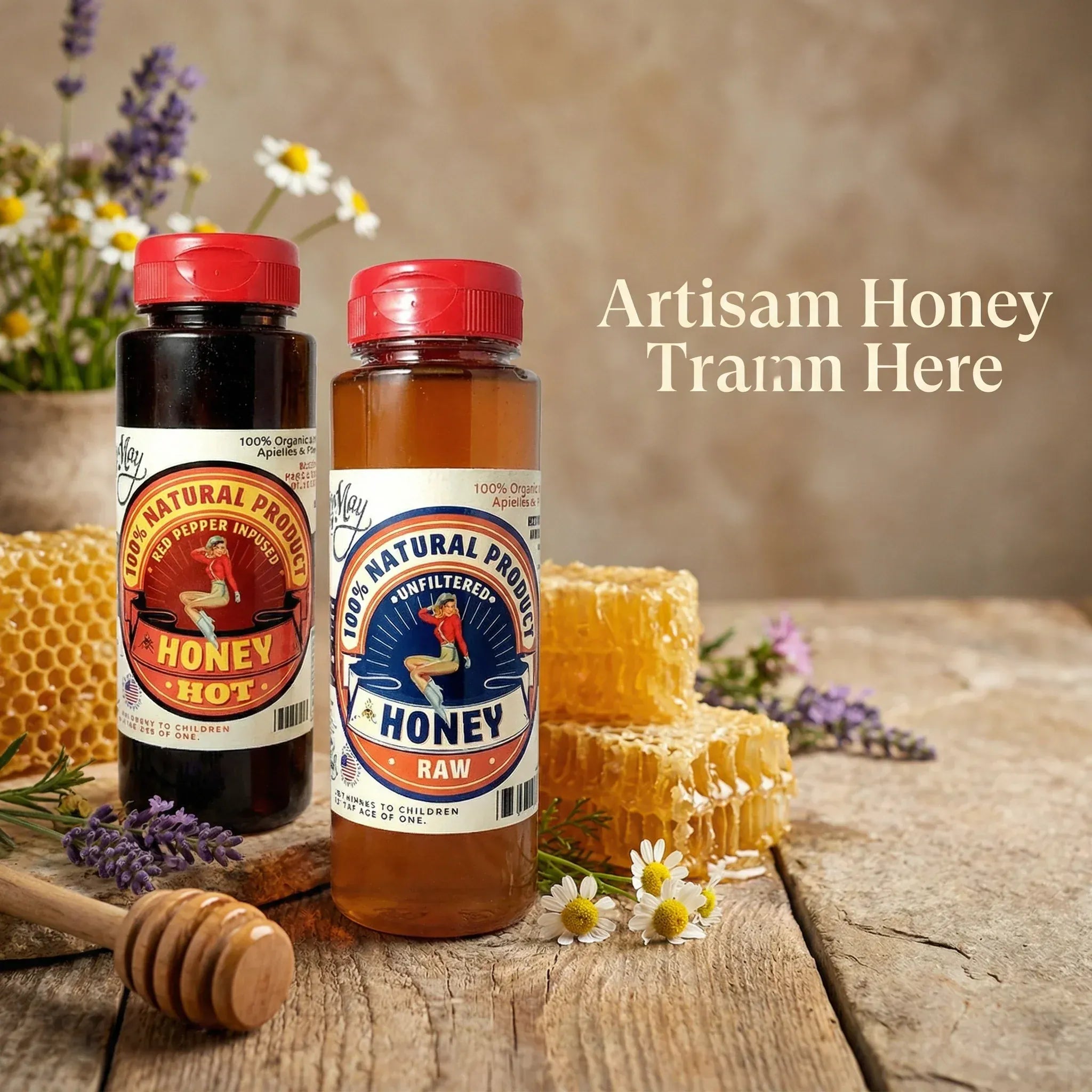 The Lady May Honey Gift Sets Sweet Heat Honey Duo